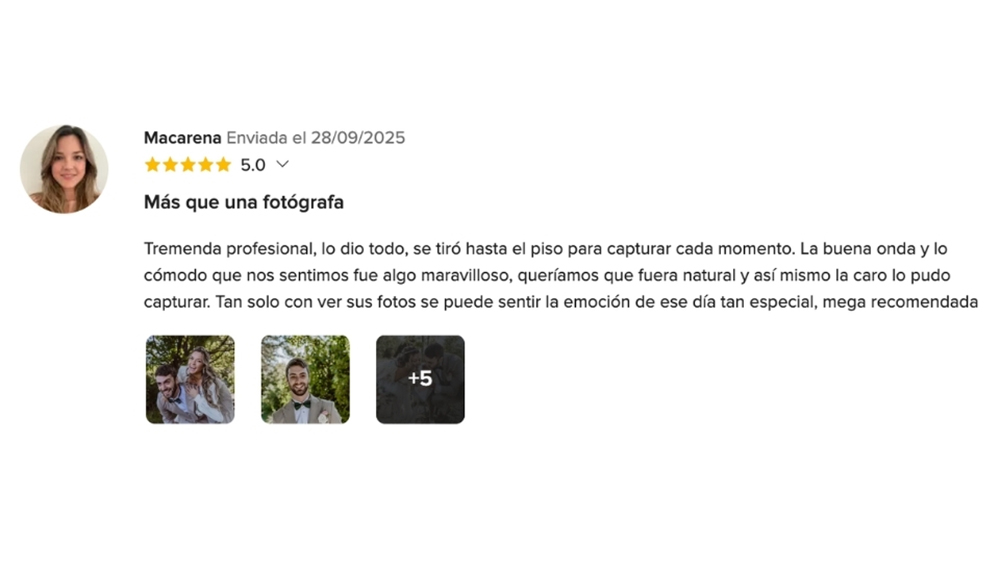 OPIONIONES DE MIS NOVIOS EN www.matrimonios.cl - 10