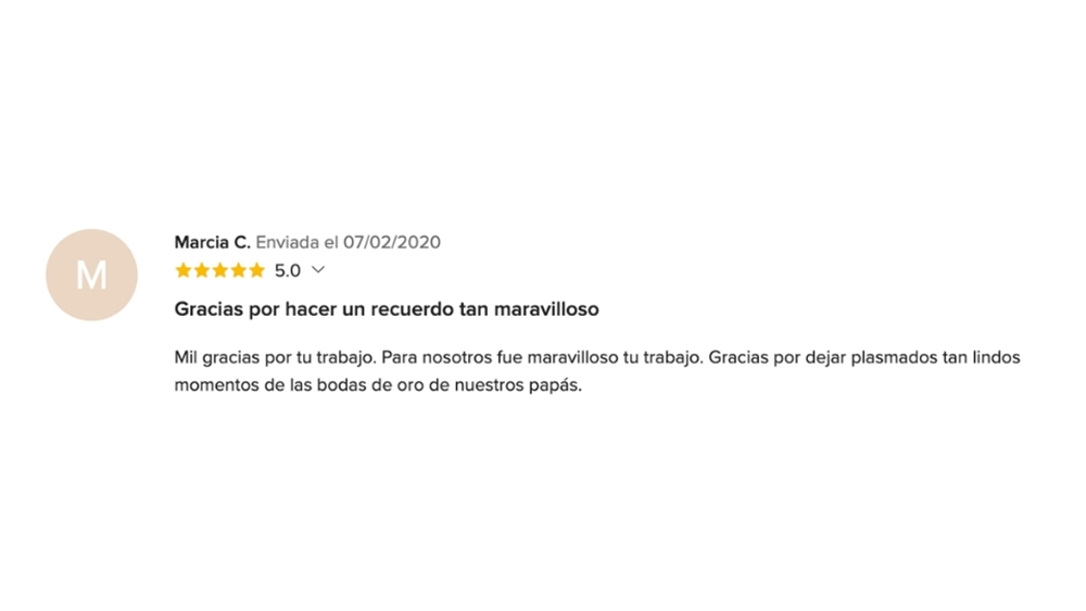 OPIONIONES DE MIS NOVIOS EN www.matrimonios.cl - 103