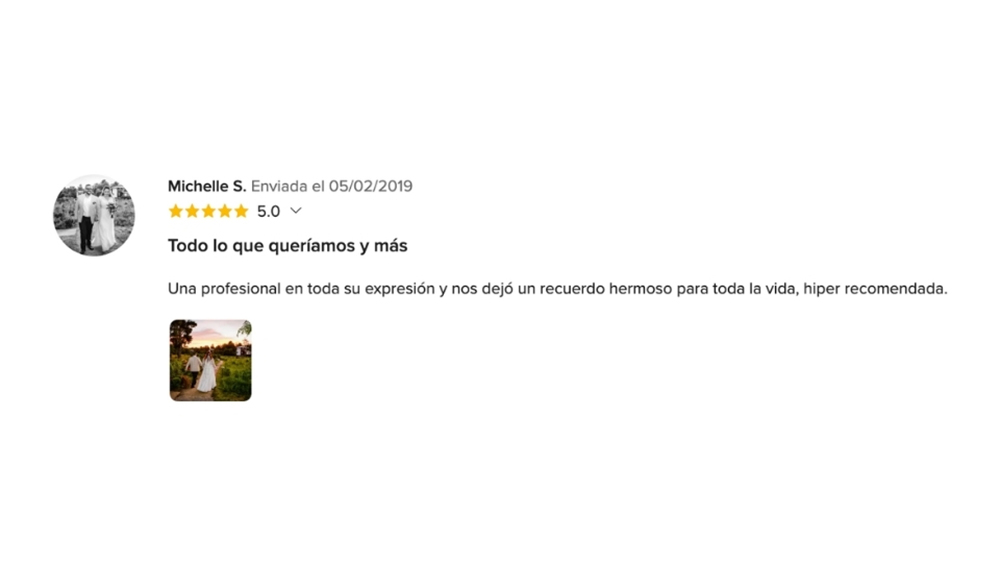 OPIONIONES DE MIS NOVIOS EN www.matrimonios.cl - 117