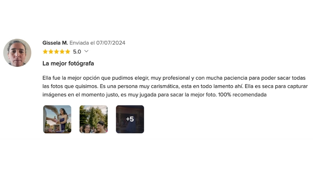 OPIONIONES DE MIS NOVIOS EN www.matrimonios.cl - 20