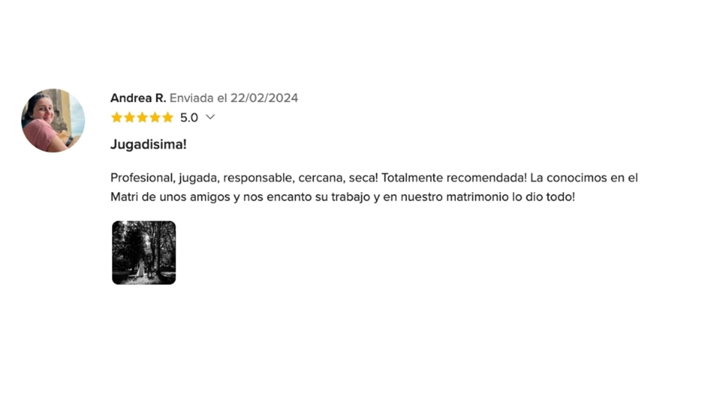 OPIONIONES DE MIS NOVIOS EN www.matrimonios.cl - 26