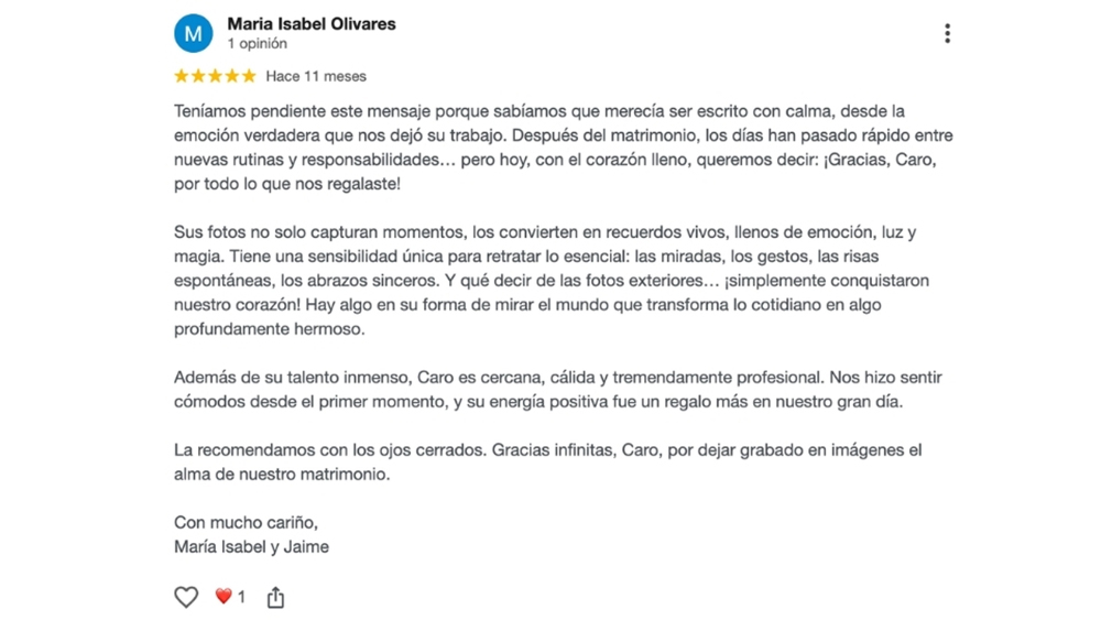 OPIONIONES DE MIS NOVIOS EN www.matrimonios.cl - 3