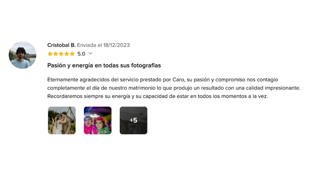 OPIONIONES DE MIS NOVIOS EN www.matrimonios.cl - 30