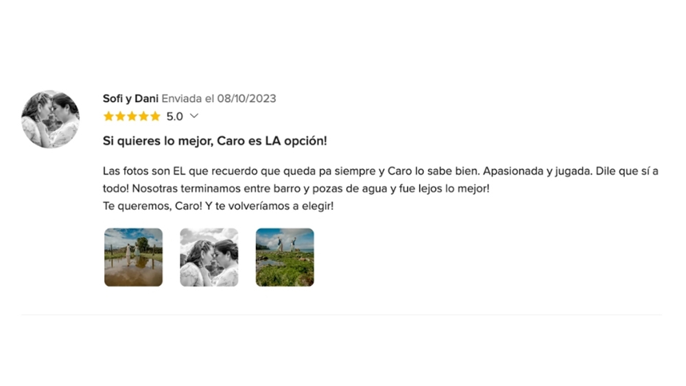 OPIONIONES DE MIS NOVIOS EN www.matrimonios.cl - 40