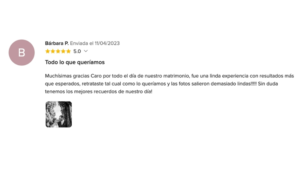 OPIONIONES DE MIS NOVIOS EN www.matrimonios.cl - 57