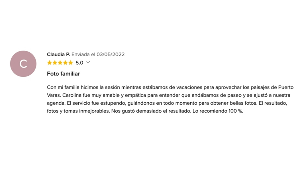 OPIONIONES DE MIS NOVIOS EN www.matrimonios.cl - 73