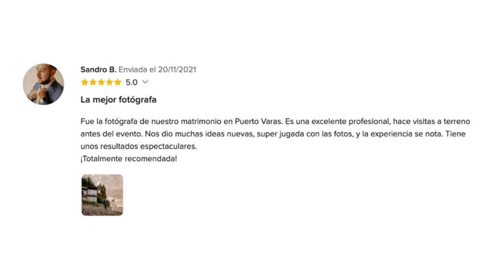 OPIONIONES DE MIS NOVIOS EN www.matrimonios.cl - 89